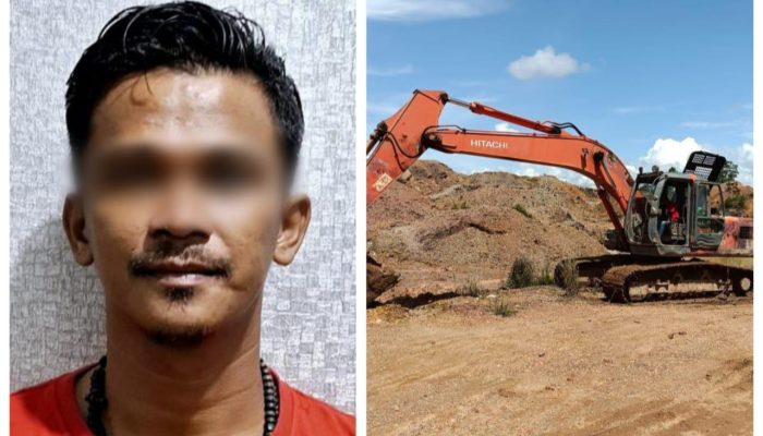 Polres Banjarbaru Bongkar Kasus Tambang Ilegal di Bukit Lentera
