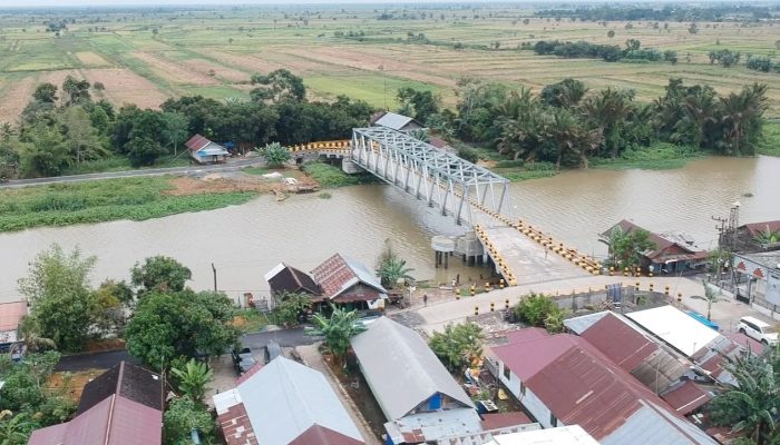 Jembatan Penghubung Desa Pejambuan-Lok Buntar Sudah Bisa Diakses Masyarakat