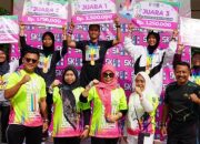 Ketua DPRD Kabupaten Balangan Hj Lindawati Mengikuti Even Olahraga Fun Run 5K