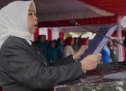 Ketua Sementara DPRD Balangan Lindawati Pimpin Pembacaan Teks Proklamasi