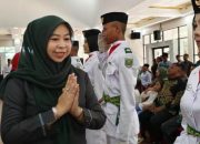 Pjs Ketua DPRD Balangan Lindawati Hadiri Pengukuhan Paskibra