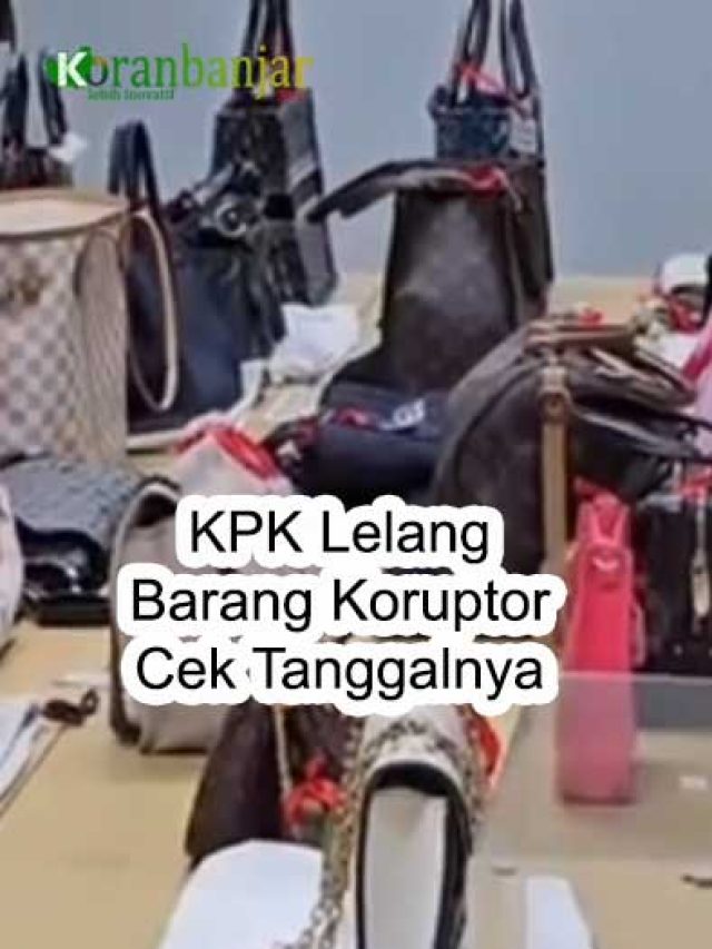 KPK Lelang Barang Koruptor