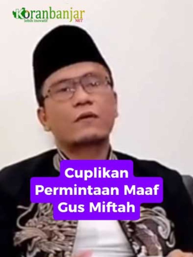 Gus Miftah Meminta Maaf