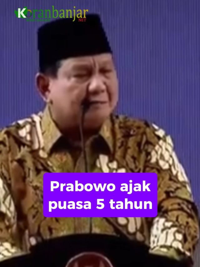 Prabowo Ajak Puasa 5 Tahun