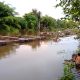 Keramba ikan yang sudah tidak begitu banyak lagi di Desa Mali-mali, Kecamatan Karang Intan, Kabupaten Banjar. (foto: koranbanjar.net)