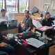 Tim Kuasa Hukum dari Kantor Hukum BASA, mendampingi nasabah PT TAF bernama Abdul Gafur melapor ke Polda Kalsel. (Foto: Leon/Koranbanjar.net)