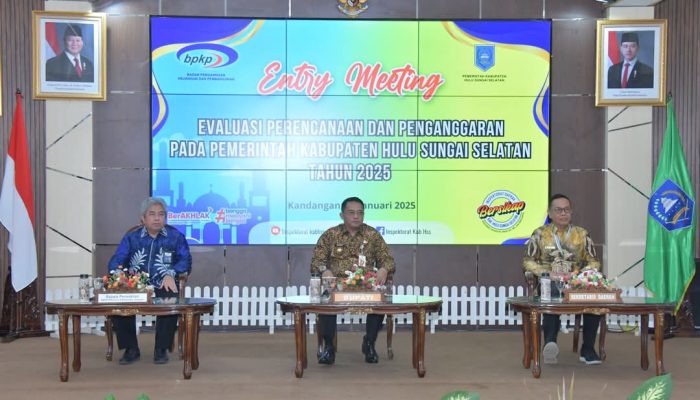 Pemkab HSS Ikuti Evaluasi Perencanaan dan Penganggaran 2025 Bersama BPKP Kalsel