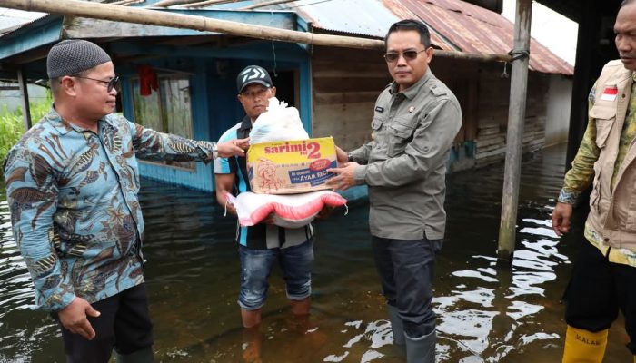 Pj Bupati HSS Pastikan Banjir Musiman di Kalumpang Tertangani