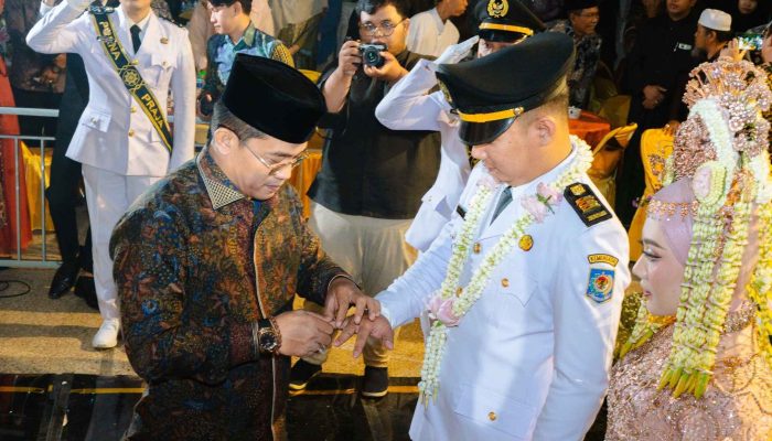 Pj Bupati HSS Jadi Irup Prosesi Pernikahan Purna Praja IPDN