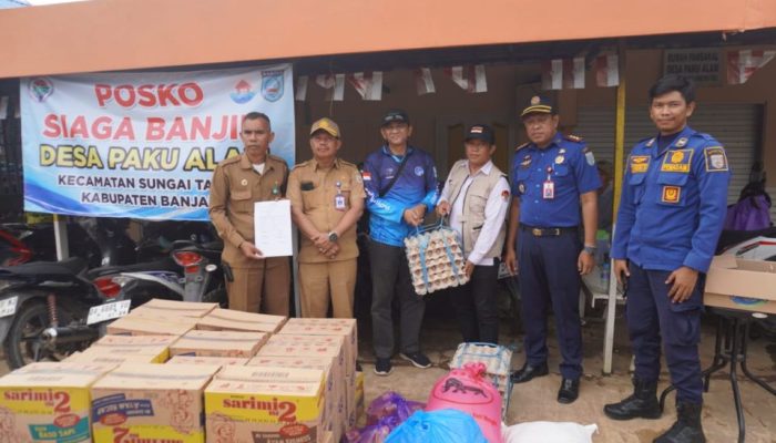 Pemerintah Kabupaten Banjar Salurkan Bantuan Warga Terdampak Banjir di Kecamatan Sungai Tabuk