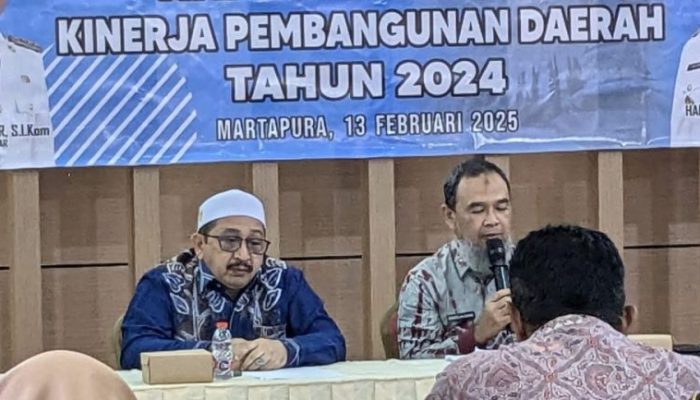 Rapat Evaluasi Kinerja Pembangunan Kabupaten Banjar Tahun 2024