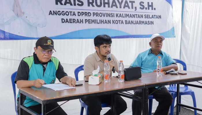 Reses Rais Ruhayat Disambut Antusias Warga Kelurahan Kuin Selatan
