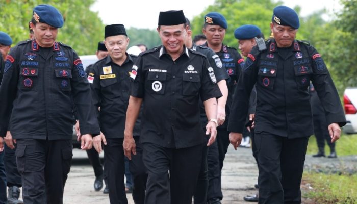 Peletakan Batu Pertama Mako Batalyon B Pelopor di Tanah Bumbu