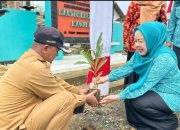Wujudkan Desa Lebih Asri, Penanaman Bunga Tabebuya di Desa Madu Retno