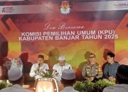 KPU Kabupaten Banjar Doa Bersama Atas Kesuksesan Pilkada 2024