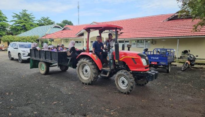 Belajar Dunia Pertanian, Siswa Pendidikan Dasar dan Pertama Kunjungi TEFA SMK-PP Negeri Kementan