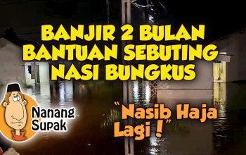 Banjir Dua Bulan, Bantuan Sabuting Nasi Bungkus