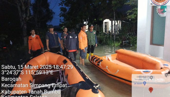 Aksi Cepat Bupati Bang Arul Tangani Banjir di Tanah Bumbu