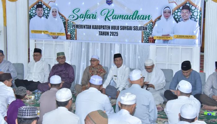 Bupati HSS Safari Ramadan ke Masjid Agung Taqwa Kandangan