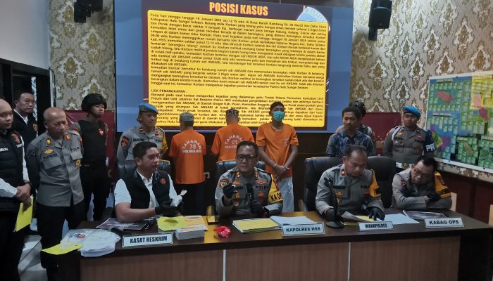 Pencuri Perak di Daha Dibekuk di Grogot, Sanggup Angkat Brangkas Besi Sendirian