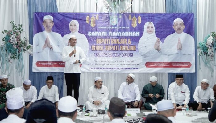 Safari Ramadan ke 16 Kabupaten Banjar Berlangsung di Desa Alimukim