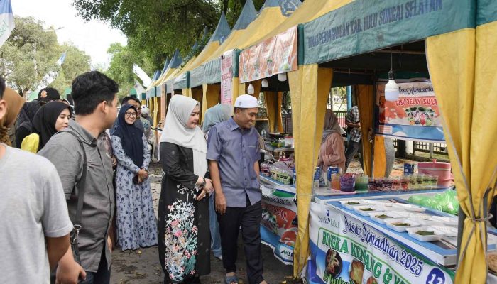 Bupati HSS Kunjungi Pasar Kuliner Ramadan, Dorong UMKM dan Berkah Ekonomi Lokal