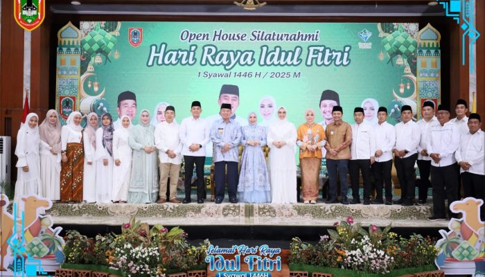 Begini Momentum Hangat Silaturahmi Bang Arul dan Pemkab Tanbu di Open House Idulfitri Gubernur Kalsel