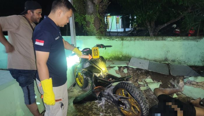 Panik Dikejar Warga di Guntung Payung, Terduga Begal Hantam Tembok Hingga Meninggal Dunia