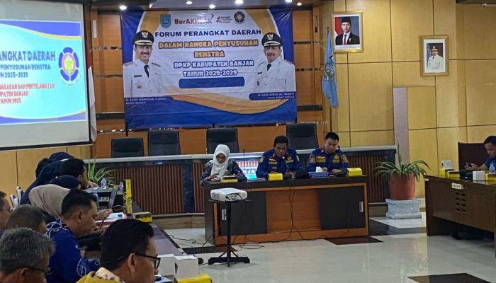 DPKP Kabupaten Banjar Menggelar Forum Perangkat Daerah