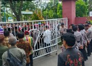 Pengamanan Aksi Unjuk Rasa di DPRD Kabupaten Banjar