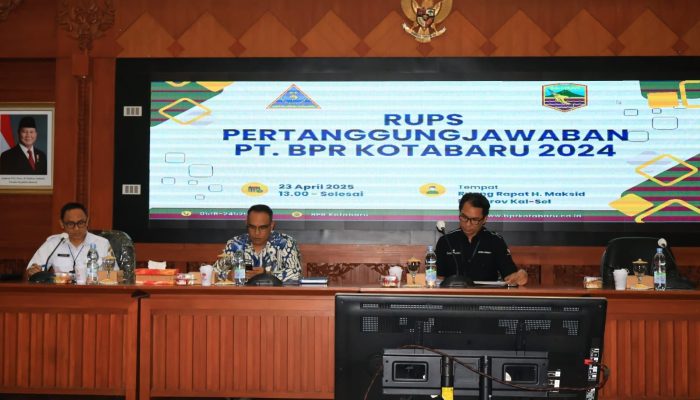 Wabup Syairi Mukhlis Hadiri RUPS Pertanggungjawaban PT BPR Kotabaru 2024