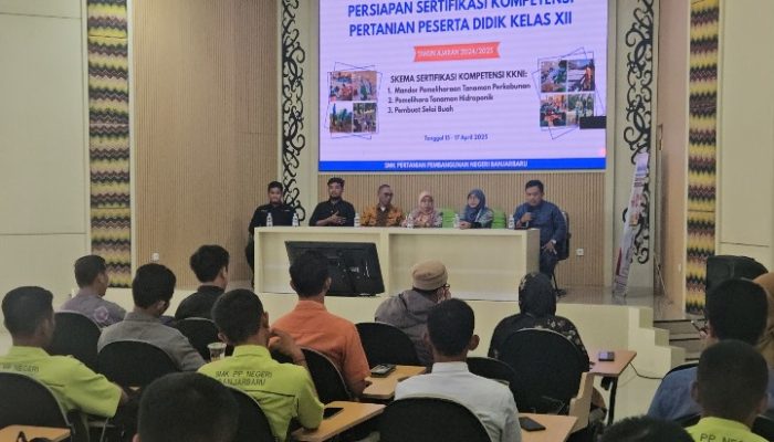 Kuatkan Kompetensi, Siswa SMKPP Kementan di Banjarbaru Ikuti Pembekalan Jelang Sertifikasi