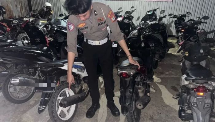 Polsek Cempaka Amankan 29 Unit Motor Tak Layak Jalan
