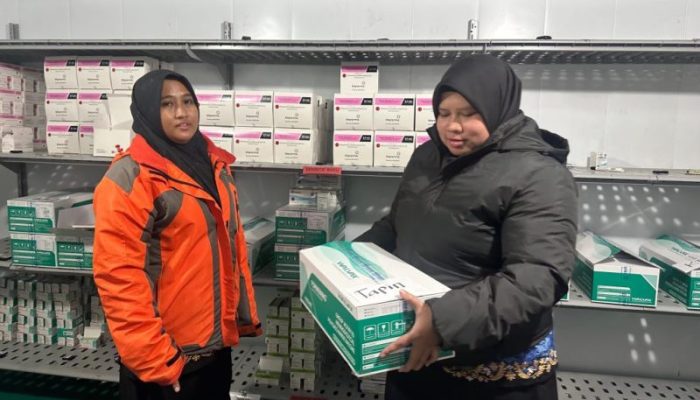 Dinas Kesehatan Kalimantan Selatan Distribusi Vaksin Meningitis Calon Jemaah Haji