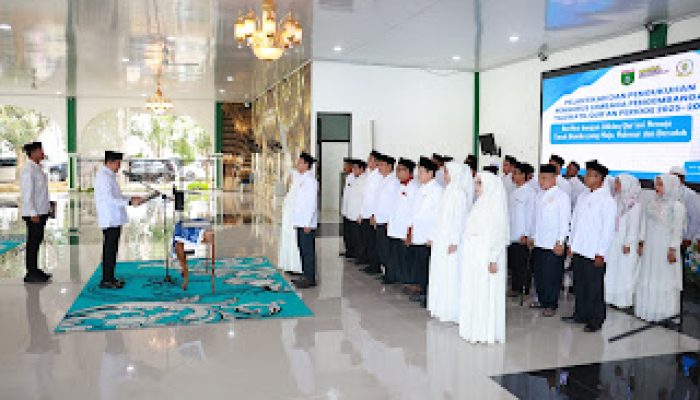 Bupati Lantik Pengurus LPTQ Tanbu 2025-2030