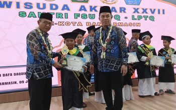 Hadiri Wisuda Akbar Santri ke-27, Sekda Inginkan Kota Banjarmasin Banyak Lahirkan Generasi Qurani