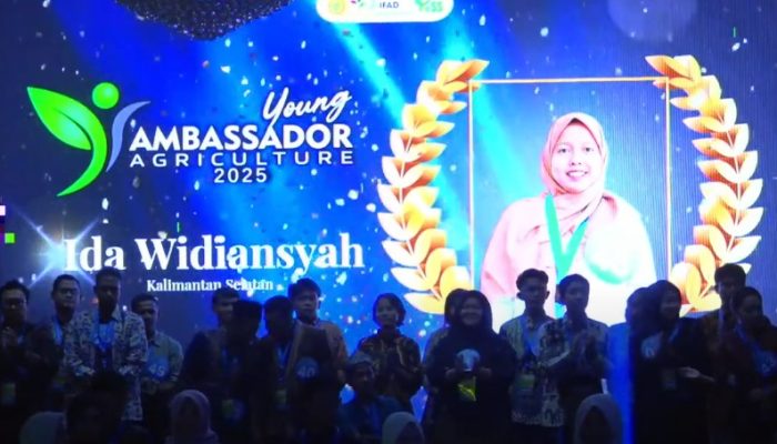 Ida Widiansyah Dinobatkan Kementan Sebagai Young Ambassador Ulgriculture 2025