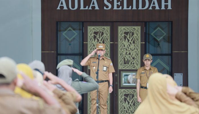 Pimpin Apel Senin, Wabup Herman Susilo; Doakan Bupati Sehat