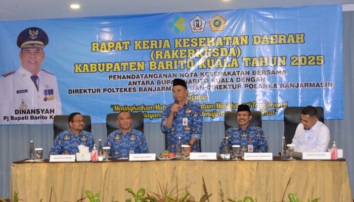 Dorong Transformasi Sistem Pelayanan Kesehatan, PJ Bupati Batola Tandatangani MoU
