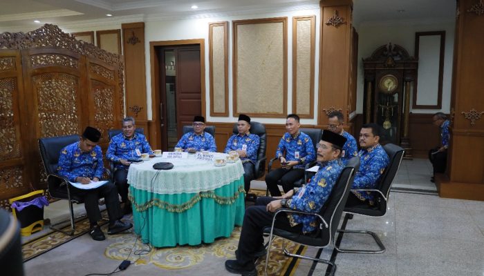 Jaga Integritas, Dinansyah Ikuti Entry Meeting BPK