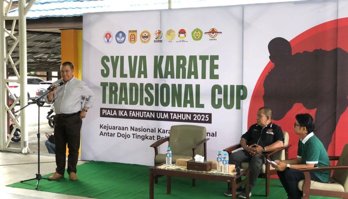 Kolaborasi FKTI dan IKA Fahutan ULM Gelar Pertandingan Karate Tradisional