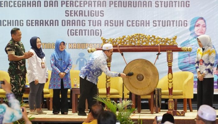 Wabup Banjar Launching Gerakan Orang Tua Asuh Cegah Stunting