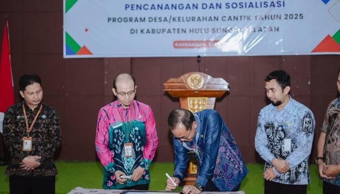 Kandangan Utara Dicanangkan Jadi Kelurahan Cantik 2025