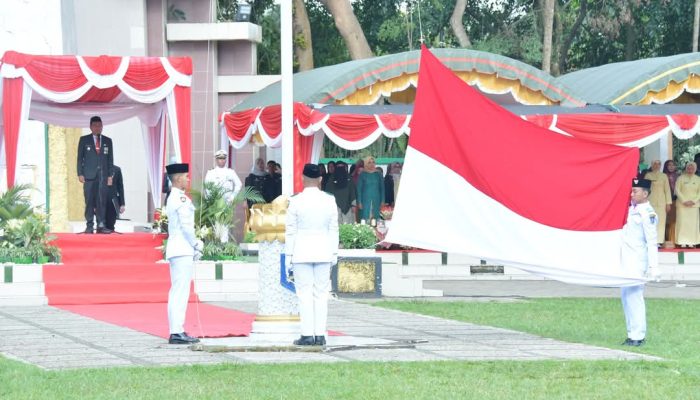 Pemkab HSS Upacara Peringati HUT ke-76 Proklamasi 17 Mei