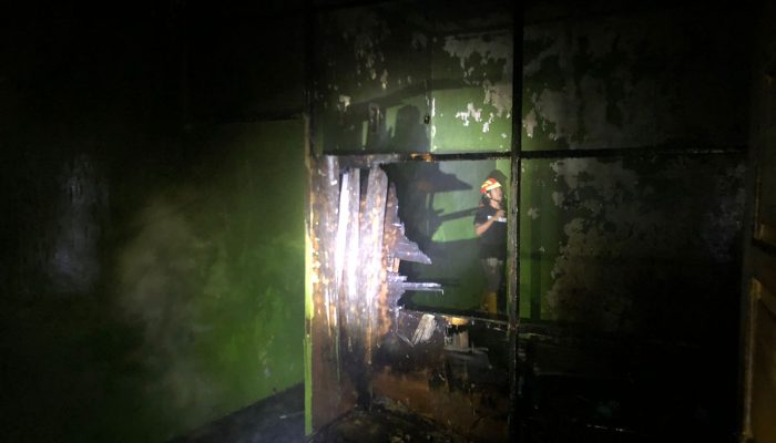 Kos Dua Pintu Terbakar di Gotong Royong Banjarbaru