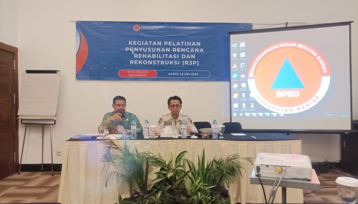 Tingkatkan Kapasitas Pascabencana, BPBD Kabupaten Banjar Gelar Pelatihan JITUPASNA dan R3P