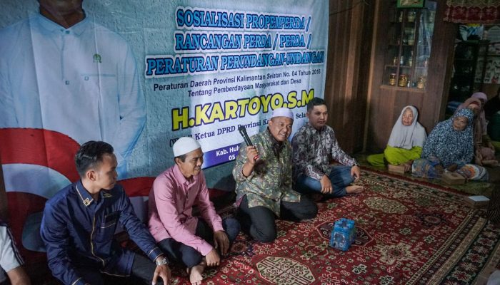 Kartoyo Gelar Sosialisasi Perda Pemberdayaan Masyarakat di Desa Hamayung