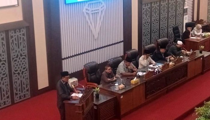 Paripurna Raperda Penyelenggaraan Perhubungan Kabupaten Banjar