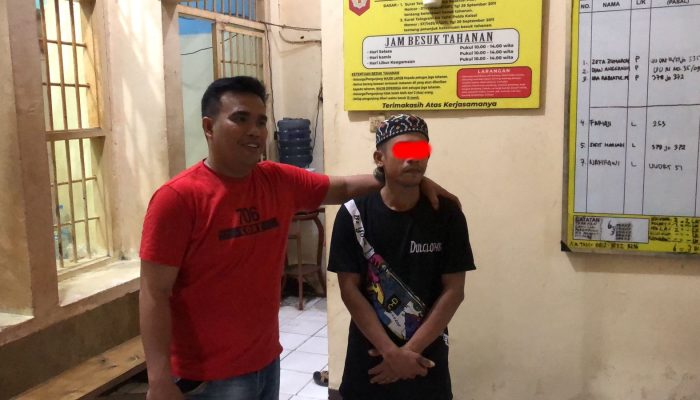 Pemuda Asal Astambul Ditangkap Karena Bawa Senjata Tajam Tanpa Izin