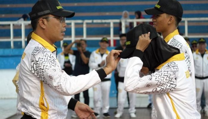 Pelepasan Atlet Popda Banjarbaru, Pj Sekda: Atlet Harus Punya Mental Juara